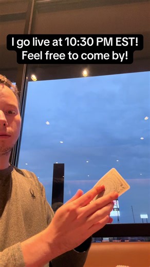 Magic practice at Starbucks #tiktoklive #magic #sleightofhand