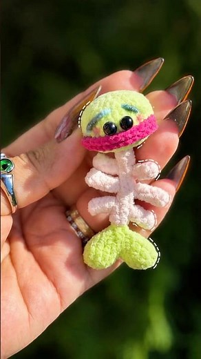 Cute Fishbone Amigurumi Crochet Tutorial 🧶✨