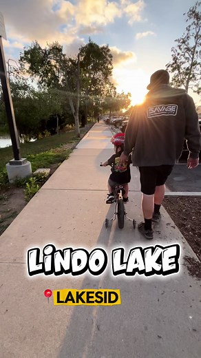 EL ÚNICO LAGO NATURAL DE TODO EL CONDADO DE SAN DIEGO ESTÁ UBICADO EN LAKESIDE, VALE LA PENA CONCERLO 🤩 #SanDiego #Lakeside #California #Family #Adventure