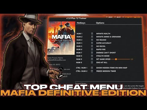 **Updated** Cheat Menu - Mafia: Definitive Edition | Best Trainer Mafia | Many Functions | FREE