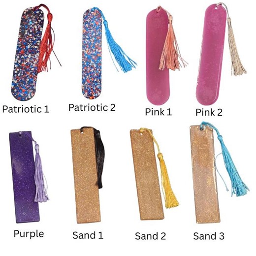 Resin Bookmark – Handmade Reading Accessory for Book Lovers - Etsy