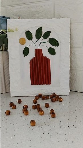 🖼️Easy canvas art | Textured wall art handmade 🎨