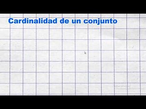 CARDINALIDAD DE CONJUNTOS. TEORIA DE CONJUNTOS