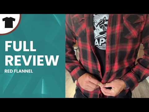 Men’s Flannel Shirt Review | Long Sleeve Button Down for Everyday & Outdoor Wear