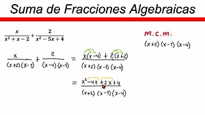 ✅ Suma de Fracciones Algebraicas ✅ Suma y resta fracciones algebraicas | Profe Richard | Facebook