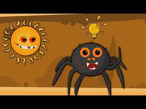 Incy Wincy ragno | ragno rime | bambini canzoni | filastrocche per bambini | Itsy Bitsy spider