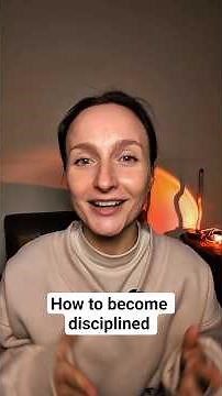 How to become disciplined & how discipline can be built