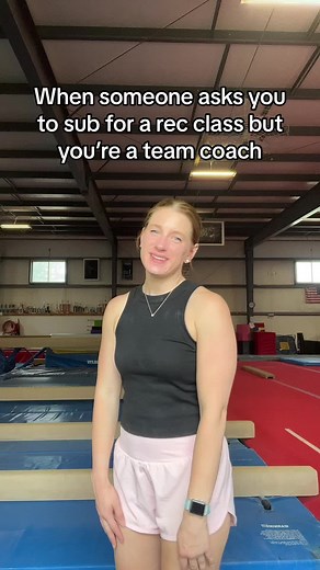 Jump scare #gymnasticscoach #gymnastics #gymnast