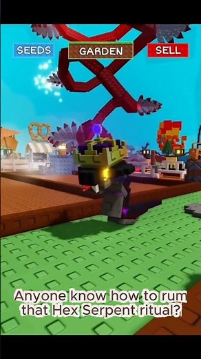 Hex Serpent | First Ritual in Grow A Garden 🐍🌀#growagarden #snake