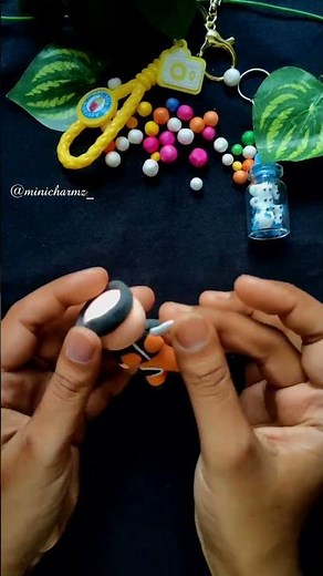 Naruto Clay Keychain Tutorial | Handmade Polymer Clay | Resin Anime Art | DIY Miniature Figurine|Art
