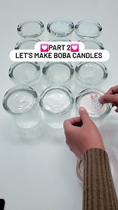 💟Part 2 of the process of making Boba Candles.💟 #candle #boba #bobacandles #candles #scentedcandles #smallbusiness #florida #lovebobacandles | Love Boba Candles LLC