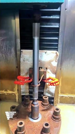 Induction Hardening Process – High-Frequency Surface Heat Treatment of Steel Shafts