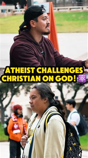⚛️😳 ATHEIST SILENCED BY CHRISTIAN!