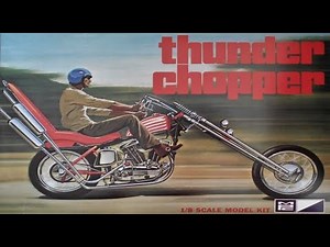 Thunder Chopper Motorcycle 1:8 Scale MPC #835 Model Kit Build & Review