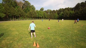 Kickball for visually impaired kids