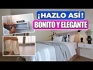 HOW TO DECORATE A BEDROOM (ELEGANT AND RELAXING) Transformation + TRICKS