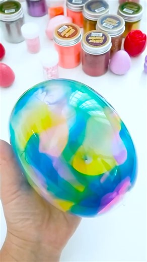 Making Silicone Tape Balloons! #nano tape #ball #shorts