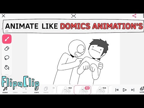 How to Animate Like Domics Using only FlipaClip & a Phone!