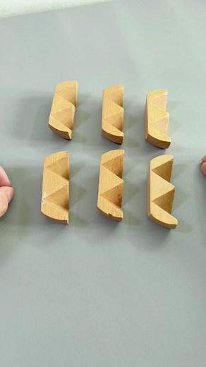 Build a Ball with Six Wooden Blocks Puzzle