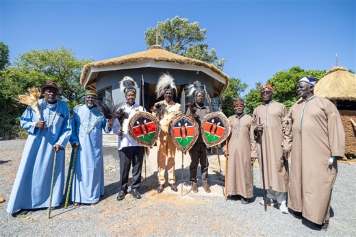 Presidents Ruto, Museveni tour exhibits at the Piny Luo Festival in Siaya