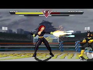 BATGIRL VS BLACK WIDOW | INSANELY EPIC MUGEN BATTLE