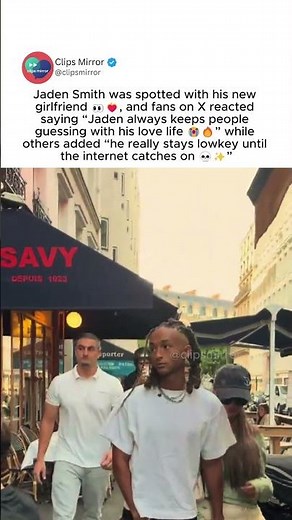 Jaden Smith’s “new girlfriend reveal” has people reacting in shock goes viral 👀❤️‍🔥 #JadenSmith