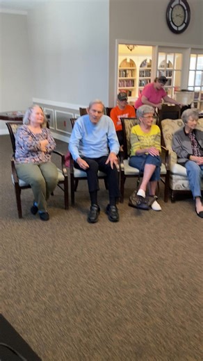 There’s no age limit on joy — just look at these beautiful seniors dancing like nobody’s watching! 🎶 #SeniorLiving #seniors #Heartwarming #Wholesome #seniorsdancing #CountryMusic #Love | Andy Goin Music