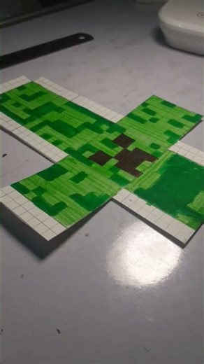 Creeper head 《 let's make a creeper head for my desk》~pinterest vibes #dothingsyoudontwanttodo