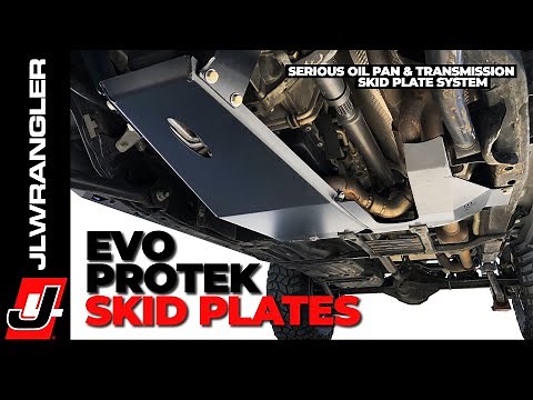 Jeep JL Wrangler Skid Plates EVO ProTek Engine Oil Pan and Transmission Protection HOW TO INSTALL