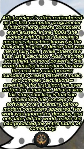 The Man Who Invented the First Computer Program
