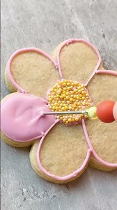 Satisfying video - flower sugar cookie