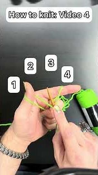 How to knit: video 4. Casting on