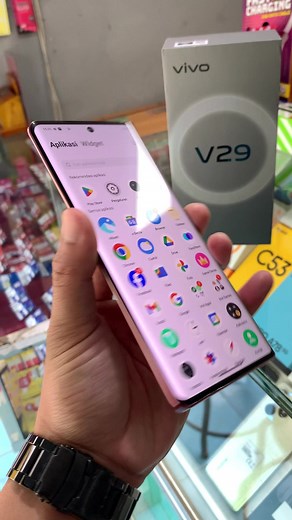 Vivo V29 5G Fullset Mulus Like New Original - Ram 12/256 Snapdragon 778 5G - Layar Curved Amoled 120Hz