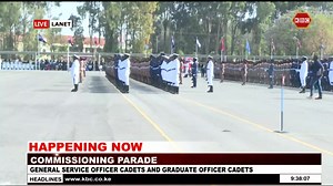 56K views · 1.3K reactions | General Service Officer Cadets & Graduate Officer Cadets Commissioning Parade ; President William Ruto inspects parade #TheGreatKBC | KBC Channel 1 TV | Facebook