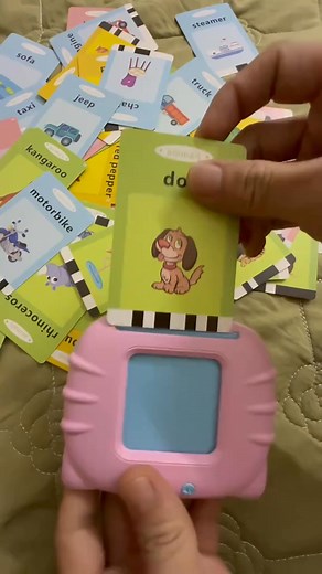 🖐️Watch your grandchild speaks their very first words in front of the whole family. Meet the Montessori Talking Flash Cards! The fun, interactive way to build real language skills 🎤 ✅ Expands vocabulary with 224 learning pieces ✅ Encourages clear pronunciation ✅ Boosts sensory & memory development ✅ Keeps learning screen-free & engaging 💬 “My grandson said ‘mama’ for the first time using these cards — everyone clapped and hugged. Truly unforgettable.” – Linda R. 🎉 Grandparents Special: 50% O