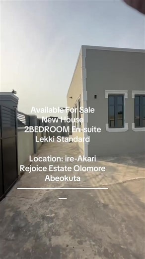 For Sale: New 2 Bedroom En-suite House in Abeokuta