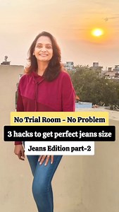30 sec. Hack to know perfect jeans size without trying it 😍 Drop '❤️❤️' in comments if you liked this reel 💕 . . #jeanshacks #jeanstrial #perfectjeans #jeanssize #hacksandtricks #fashion_fitness_by_dimpy [Perfect jeans size , hack to know perfect jeans , jeans hacks, jeans size hack , trick and tips , styling jeans , best jeans , image coach , stylist ] | Preeti Jain