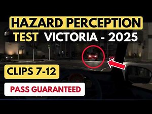 VICTORIA HPT 2025 Practice Clips | Hazard Perception Test Australia #HPTVictoria