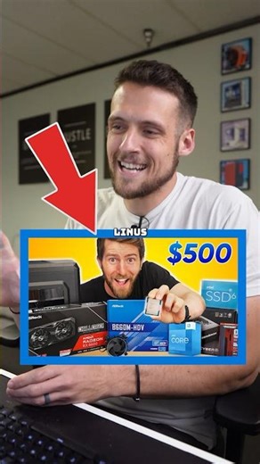 Reviewing the Linus $500 Gaming PC… 😯