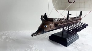 Ancient Greek Sailing Trireme - Symbol of Athens' Sea Power - Etsy