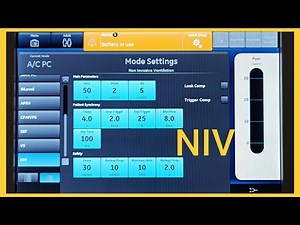 How to set NIV on a Ventilator | Non- Invasive Ventilation on a Ventilator
