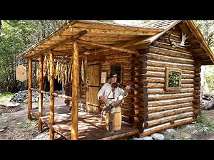 Starting an Elevated Food Cache and Processing Garlic | CABIN BUILD | OFF GRID | PIONEER | GARDEN