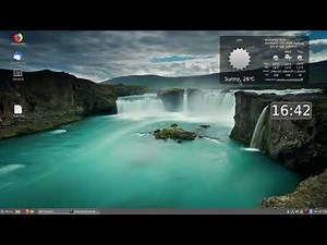 Debian GNU Linux 9 stretch with Cinnamon Desktop and 3D Cube Workspace Effect Compiz Fusion style