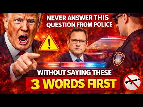Lawyer: Never Answer This Question From Police Without Saying These 3 Words First