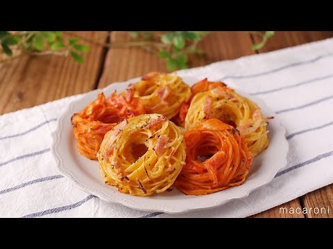 片手でぱくっと！スパゲッティドーナッツのレシピ 作り方
