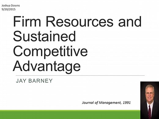 Review: “Firm Resources and Sustained Competitive Advantage” – Barney (1991) – HKT Consultant