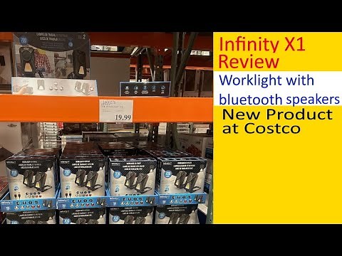 Infinity X1 Worklight with Bluetooth Speakers Review from Costco