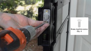 Grisham 32 in. x 80 in. 405 Series Black Strike Security Door 40511