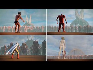 ALL Characters vs 1.000.000. Colossal Titans - The Rumbling №2