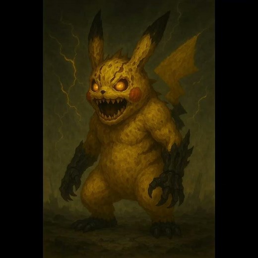 :Evil Pikachu Digivolution – The Dark Side of Thunder Fan Animation #pokemon